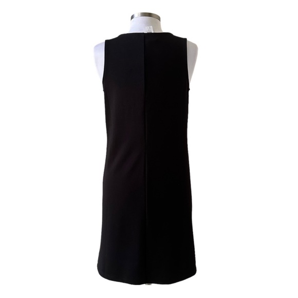 Gap Black Sleeveless V-Neck Ponte Knit Dress Size Small - Picture 5 of 5